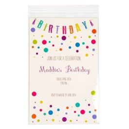 Plastpåsar 14,4x20,8cm Transparent med Tejpremsa (100 st) [B5H8]