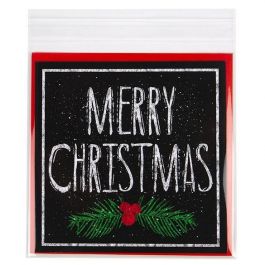Plastpåsar 14x13,5cm Transparent med Tejpremsa (100 st) [B5X5]