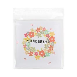 Plastpåsar 15x15cm Transparent med Tejpremsa (100 st) [B5X5XL]