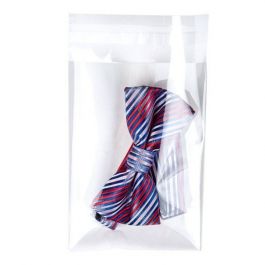 Plastpåsar 12,5x16,5cm Transparent med Tejpremsa (100 st) [B65]