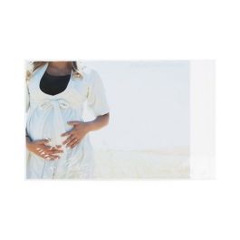 Plastpåsar 13,1x17,2cm Transparent med Tejpremsa (100 st) [B6B2]