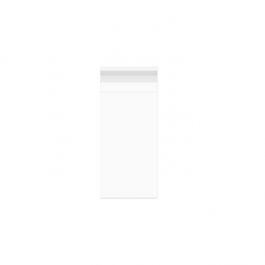 Plastpåsar 13,8x34,6cm Transparent med Tejpremsa (100 st) [B5X13]