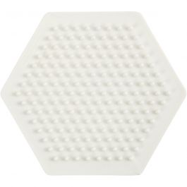 NABBI BioBeads Pärlplatta, sexkantig, stl. 8,5x8,5 cm, medium, 1 st. [HOB-906784]
