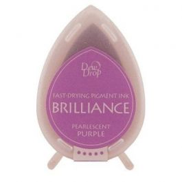 Stämpeldyna Brilliance Dew drops Pearlescent Purple (1 st) [BD-000-036]