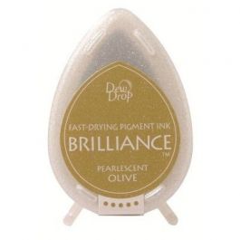Stämpeldyna Brilliance Dew drops Pearlescent Olive (1 st) [BD-000-053]