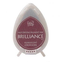 Stämpeldyna Brilliance Dew drops Pearlescent Crimson (1 st) [BD-000-062]