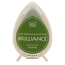 Stämpeldyna Brilliance Dew drops Pearlescent Thyme (1 st) [BD-000-075]