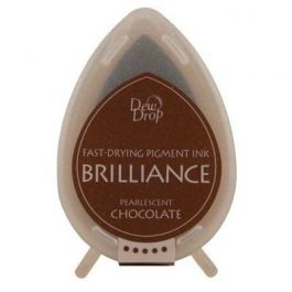 Stämpeldyna Brilliance Dew drops Pearlescent Chocolate (1 st) [BD-000-076]