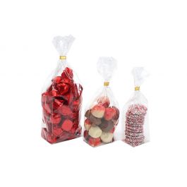 Blockbottenpåsar 8+5x25cm OPP 40 my+silverkartong (50 st) [DV-D299952]