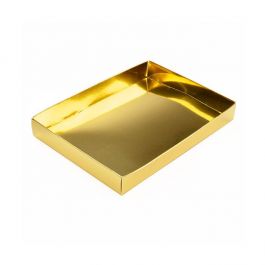 Papperslåda botten Shimmer Gold 13,7x2,5x19,1cm (25 st) [SG15]
