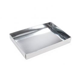 Papperslåda botten Shimmer Silver 13,7x2,5x19,1cm (25 st) [SS15]