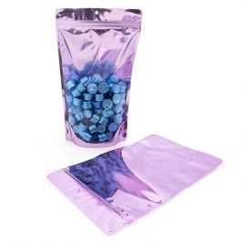 Stå upp påsar Transparent/Lavendel 17,1x8,9x28,6cm | 340 gram (100 st) [ZBGB4LV]