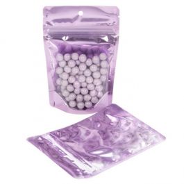 Stå upp påsar Transparent/Lavendel 10,2x6x15,2cm | 57 gram (100 st) [ZBGB2LV]