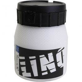 Linoleumfärg, vit, 250 ml/ 1 burk [HOB-647101]