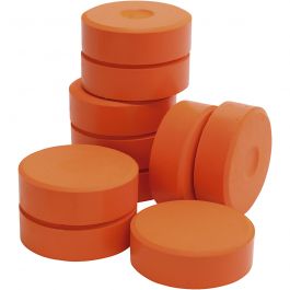 Vattenfärg, orange, H: 19 mm, Dia. 57 mm, 10 st./ 1 förp. [HOB-627224]