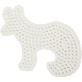 NABBI BioBeads Pärlplatta, räv, stl. 9,5x13,4 cm, medium, 1 st. [HOB-906789]