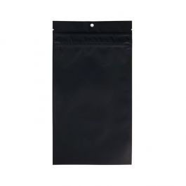 Blixtlåspåsar med barnskyddad dragkedja Matte Black 12,7x20,8 cm (100 st) [CRHZB6MB]