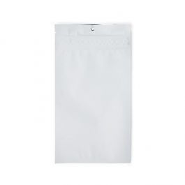 Blixtlåspåsar med barnskyddad dragkedja Matte White 12,7x20,8 cm (100 st) [CRHZB6MW]