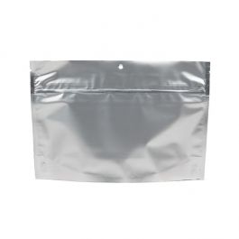 Barnsäkra påsar för påsar i matt silver 22,9x6,2x15,2cm (100 st) [CRP96MS]