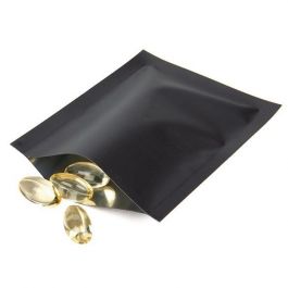Plastpåsar Matt Black 6,4x8,9cm Tamper-proof Värmeförseglingsbar (100 st) [CRB1B]