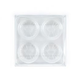 Klart Artisan Candy Box Set, rund insats 7x2.1x6.8 cm (25 st) [CNDYR276]