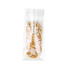 Plastpåsar 6,4x11,5cm Transparent med Tejpremsa (100 st) [B2H4H]