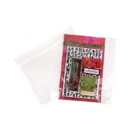 Plastpåsar 23,5x15,9cm Transparent med Tejpremsa (250 st) [VL69]