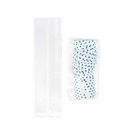Plastpåsar 7/2x3x23cm med Sidoinvik (100 st) [FDAGB2]