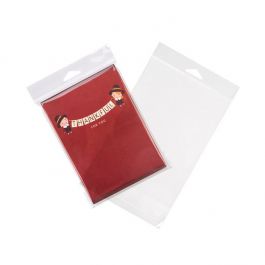 Cellofanpåsar med Eurohål 14,3x19,1cm Transparent med Tejpremsa (100 st) [HB57]