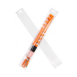 Cellofanpåsar med Eurohål 5,1x35,6cm Transparent med Tejpremsa (100 st) [HB214]