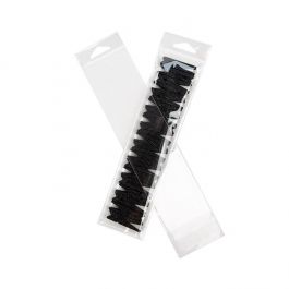 Cellofanpåsar med Eurohål 6,2x23,3cm Transparent med Tejpremsa (100 st) [HB29]