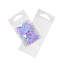 Cellofanpåsar med Eurohål 5,1x6,4cm Transparent med Tejpremsa (500 st) [J2]
