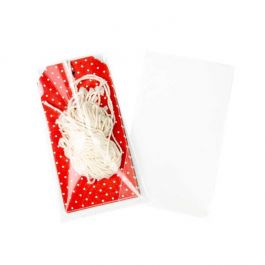 Plastpåsar 7,6x13cm Transparent (100 st) [B3X5SNF]