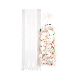 Plastpåsar 9,5x3,2x30,5cm med Sidoinvik (100 st) [GB2]