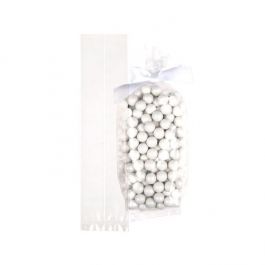 Plastpåsar 5,1x5,1x21cm med Sidoinvik (100 st) [GB21]