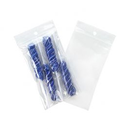 Zippåsar med häng hål 7,5x12,5cm Kristallklart PP 75 mikron (100 st) [Z3R35]