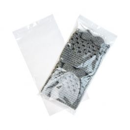Blixtlåspåsar med häng hål 15x30,5cm Kristallklart PP 50 mikron (100 st) [ZR612]