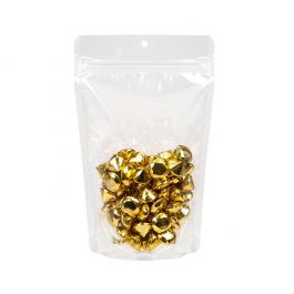 Klart Stå upp påsar 13 x 8 x 20,5 cm med upphängningshål (100 st) [ZBGCC3H]