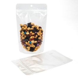 Stå upp påsar Transparent 13x7.9x20.6cm | 113 gram med upphängningshål (100 st) [ZBG3H]