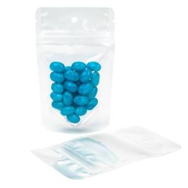 Stå upp påsar Transparent 7.9x5.1x13cm laminerad | 28 gram med upphängningshål (100 st) [ZBGCC1H]
