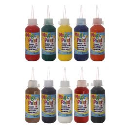 Magic paint, Assorterad 10 färger 10x100ml i ask (1 st.) [COL-BC010090]