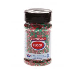 Flockdekoration strimlor jul 150g i kruka (1 st.) [COL-FL0150557]