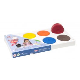 Temperafärgkuddar i färgpalett med 8 färgkuddar Assorterad 8x Ø44x16mm i Blister (1 st.) [COL-PB44TR8]