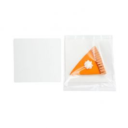 Fettbeständiga kakbrädor 9,5 x 10 cm (100 st) [GRCB7]