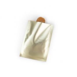 Mattgulds engångspåsar för barnskydd 6,5 x 9 cm (100 st) [CRB1G]