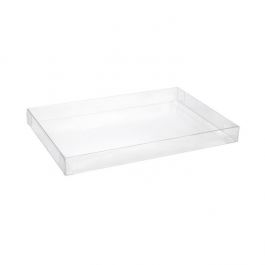 Plastlådor 18,7x2,5x26,8cm Kristallklart (25 st) [FB184]