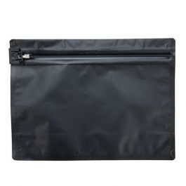 Plastpåsar Matt Svart 30,5x10,2x22,9cm Förslutbar barnsäker stängning (10 stuks) [CRZ912B]