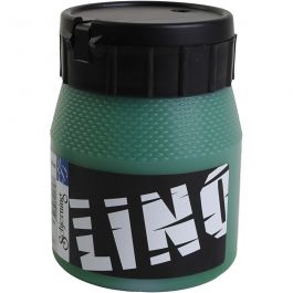 Linoleumfärg, grön, 250 ml/ 1 burk [HOB-647164]