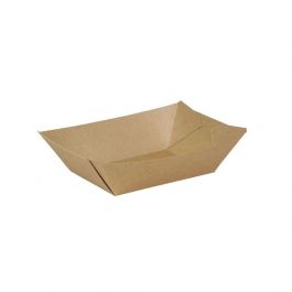 Snackbrickor kartong 400 ml Brun ekologisk belagd (1000 st) [GB-DCA06445]