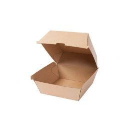 Take-away Box Brown, 16.8x15.4x9.8 cm, fyrkantig (200 st) [GB-DFC04286]